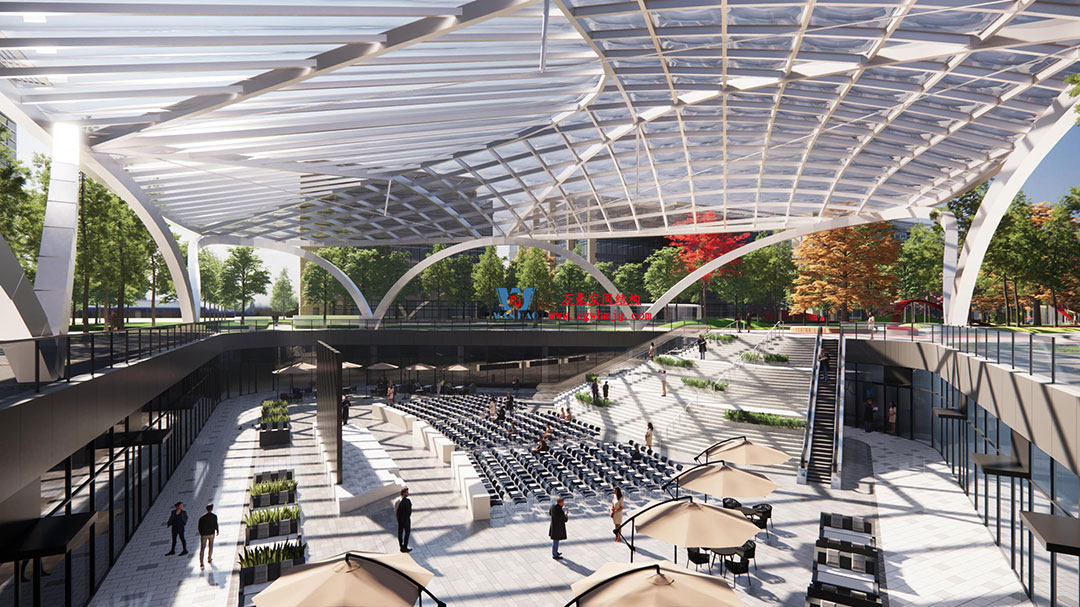 ETFE氣枕膜與雙曲面空間網(wǎng)殼結構結合是什么樣?一起來一睹真容 ETFE氣枕膜與雙曲面空間網(wǎng)殼結構結合是什么樣?一起來一睹真容