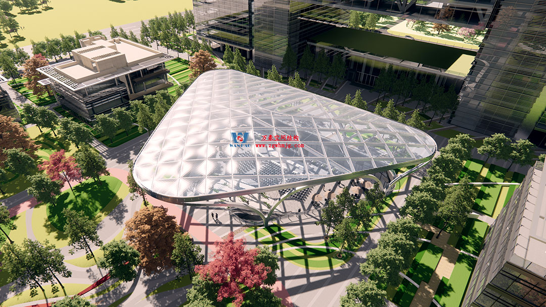 ETFE氣枕膜與雙曲面空間網(wǎng)殼結構結合是什么樣?一起來一睹真容 ETFE氣枕膜與雙曲面空間網(wǎng)殼結構結合是什么樣?一起來一睹真容