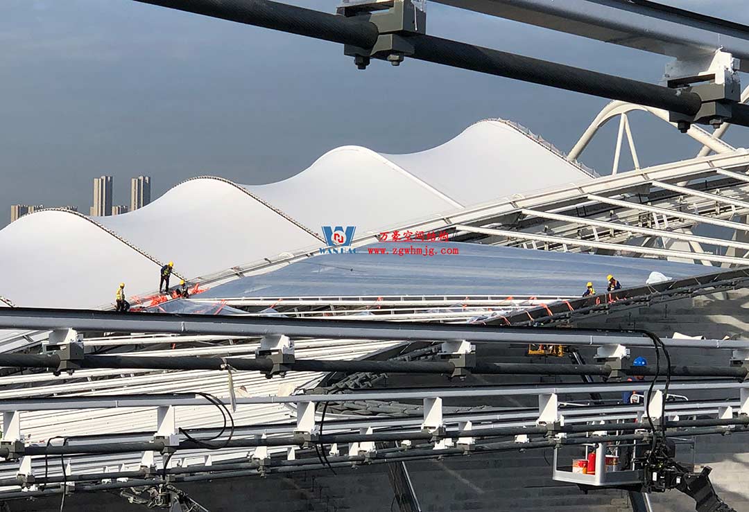 太湖之畔,華燈初上|無錫奧體中心施工加速 太湖之畔,華燈初上|無錫奧體中心施工加速